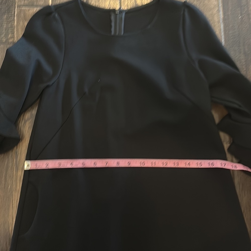 LBD 3/4 Ruffle Sleeve Dress Size M - Picture 8 of 10